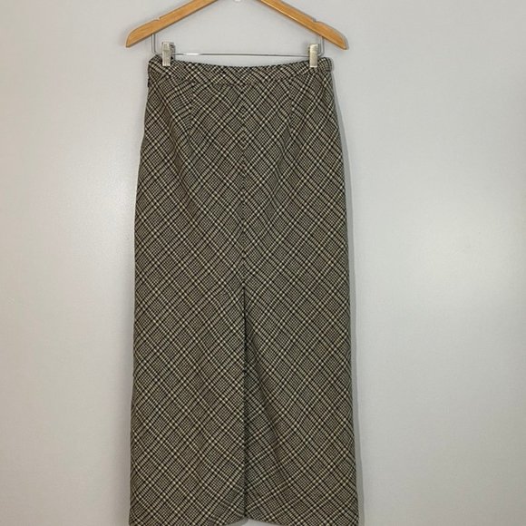 Vintage Gap Tweed Wool-Blend Maxi Skirt - Picture 5 of 5